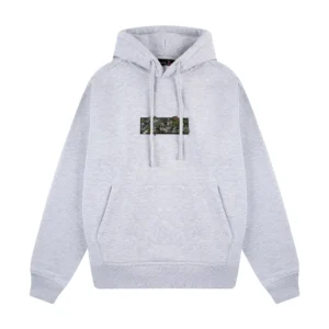 Hoodie grey melange