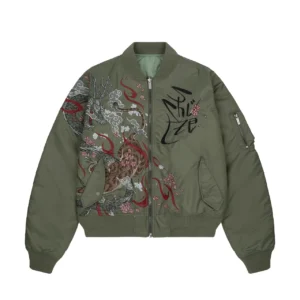 bomber Jacket dark green
