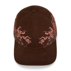 brown cap