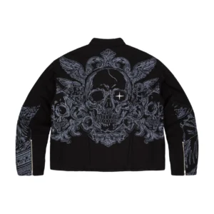 denim Biker jacket black