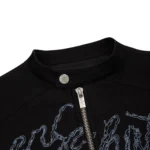 denim Biker jacket black f