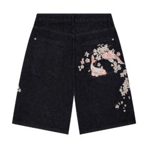 indigo raw Jorts 02