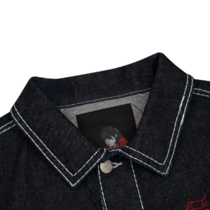 indigo raw denim Jacket f